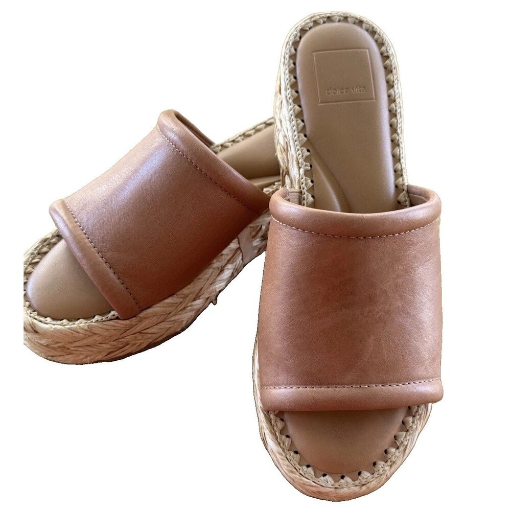 Dolce Vita Chavi Platform Women’s Mule Sandals Size 8 Boho Vacation Lightweight